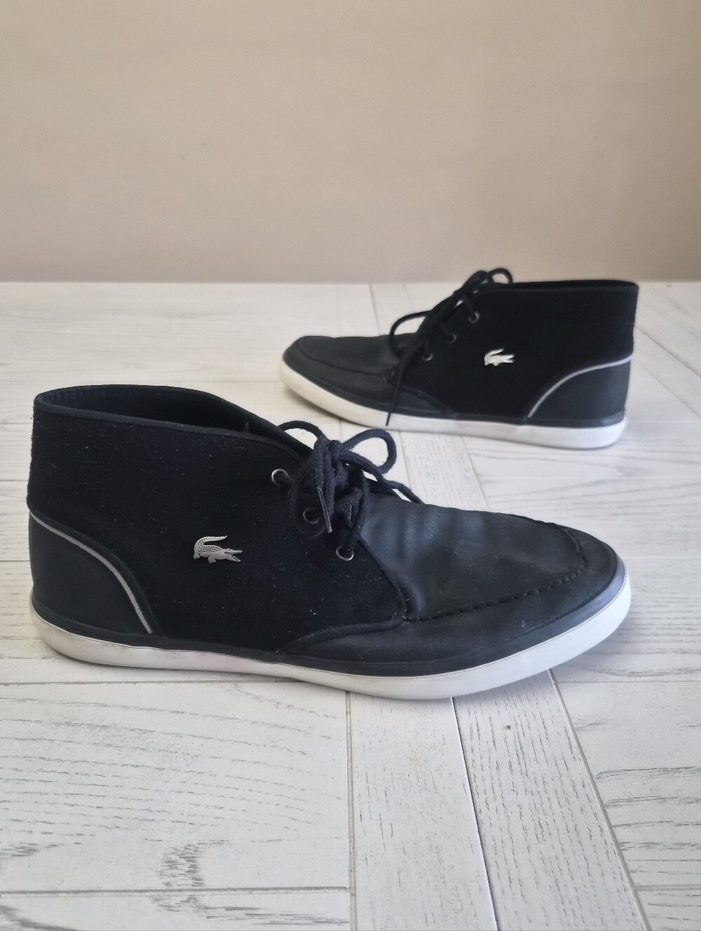 Lacoste Men's Sevrin Mid Lace Saude Sneakers Size 11
